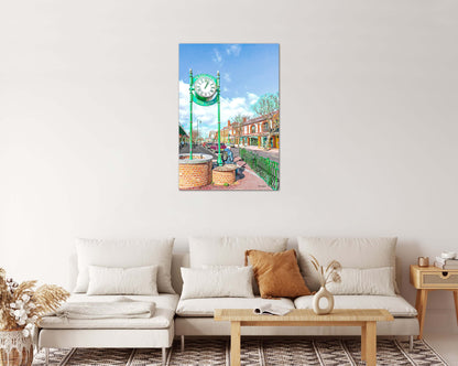 Prestatyn Town Clock Unframed Print