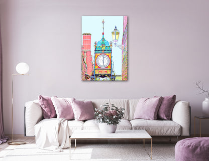 Chester Eastgate Clock  Print by John Brython