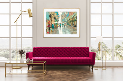Southport street scene print