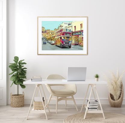 Old Union Street Torquay Print