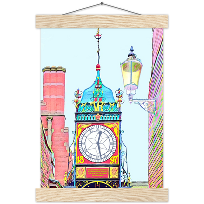 Chester Eastgate Clock Matte Paper Poster & Hanger