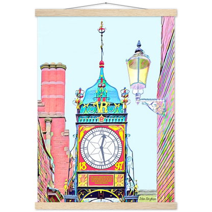 Chester Eastgate Clock Matte Paper Poster & Hanger