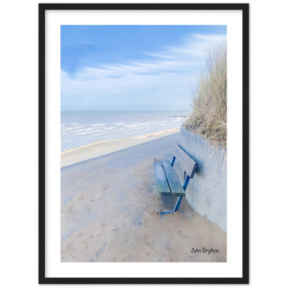 Prestatyn Beach Framed Print Tower Gardens