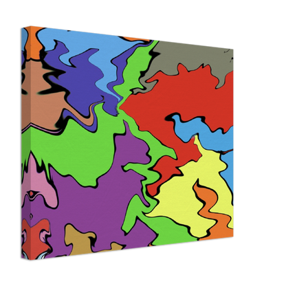 Multi Coloured Abstract Canvas