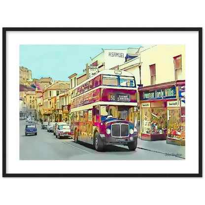 Old Union Street Torquay Framed Print