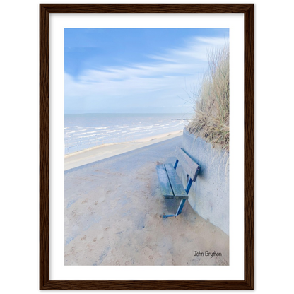 Prestatyn Beach Framed Print Tower Gardens