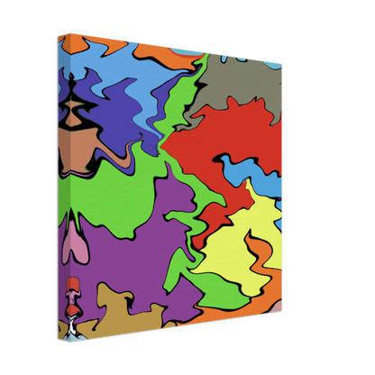 Multi Coloured Abstract Canvas