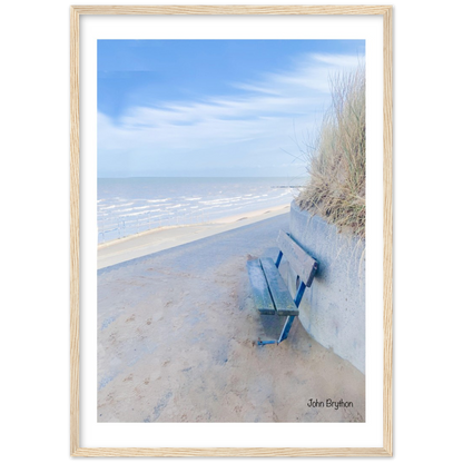 Prestatyn Beach Framed Print Tower Gardens