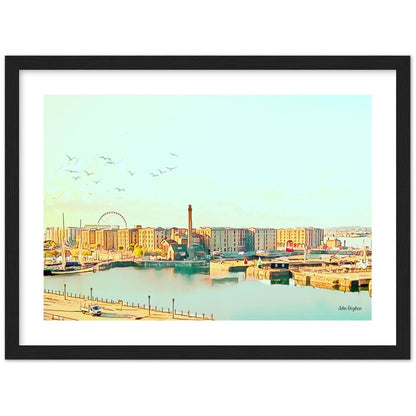Liverpool SALTHOUSE Docks Framed Print