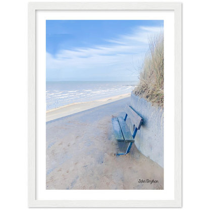Prestatyn Beach Framed Print Tower Gardens