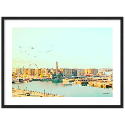 Liverpool SALTHOUSE Docks Framed Print
