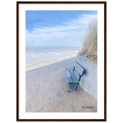 Prestatyn Beach Framed Print Tower Gardens