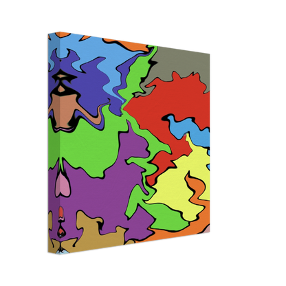 Multi Coloured Abstract Canvas