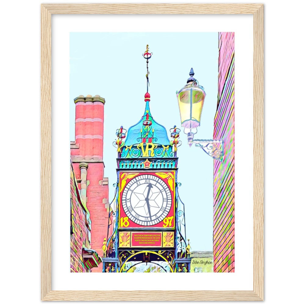 Chester Eastgate Clock Framed Print