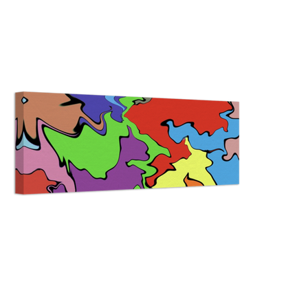 Multi Coloured Abstract Canvas