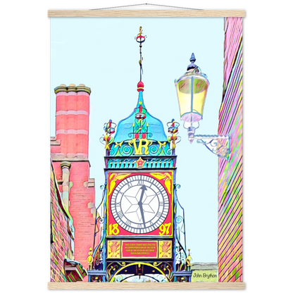 Chester Eastgate Clock Matte Paper Poster & Hanger