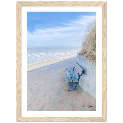 Prestatyn Beach Framed Print Tower Gardens