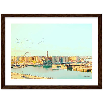 Liverpool SALTHOUSE Docks Framed Print