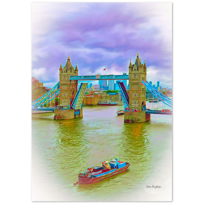London Tower Bridge, River Thames Poster