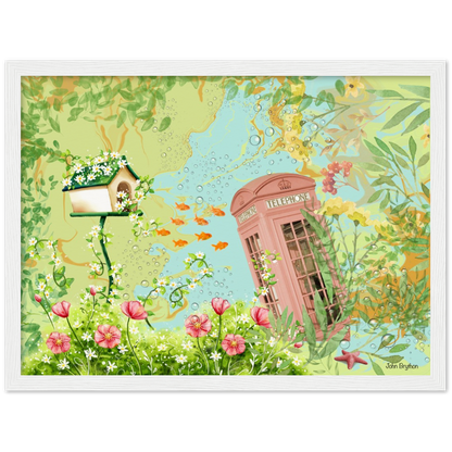 Freya’s Wonder Land Abstract Framed Poster