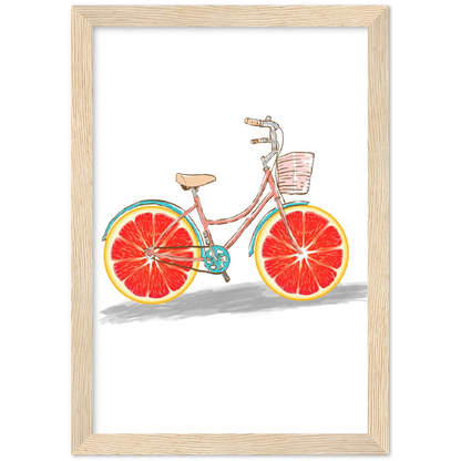 Framed Fruit Print Cafe or kitchen Wall Deco