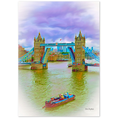 London Tower Bridge, River Thames Poster