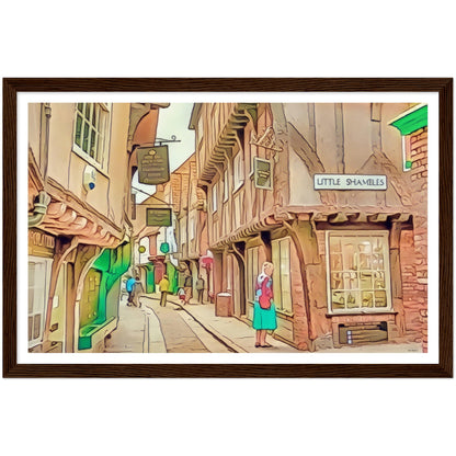 Little Shambles Framed Print by John Brython