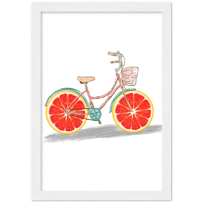 Framed Fruit Print Cafe or kitchen Wall Deco