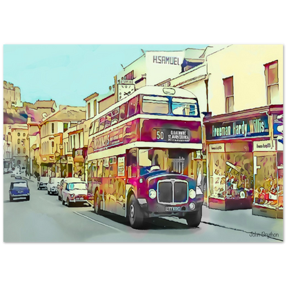 Old Union Street Torquay Print