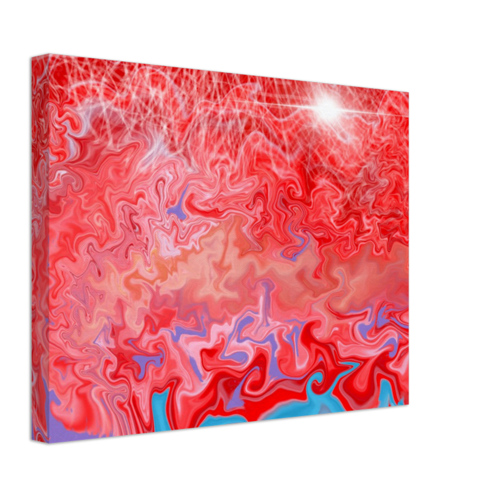 Red Abstract Canvas