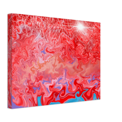 Red Abstract Canvas