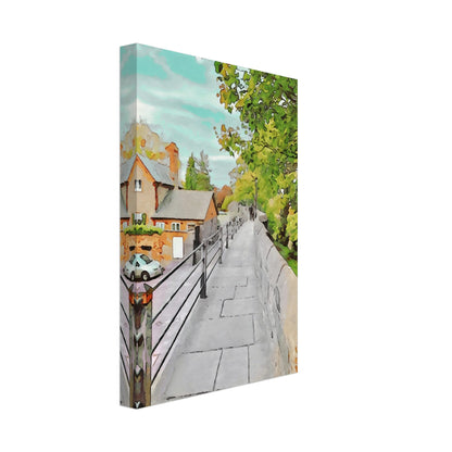 Chester  City Walls UK Canvas Print. Walk - John Brython