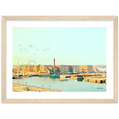 Liverpool SALTHOUSE Docks Framed Print