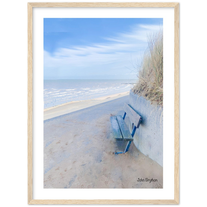 Prestatyn Beach Framed Print Tower Gardens