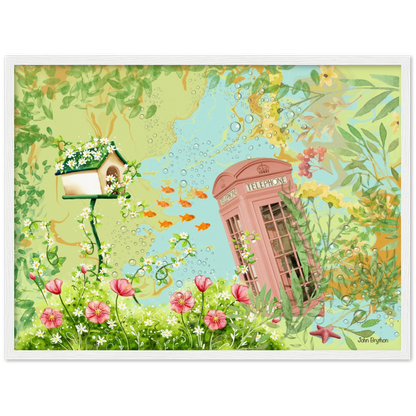 Freya’s Wonder Land Abstract Framed Poster