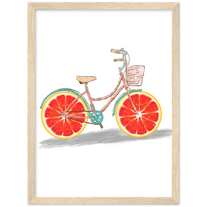 Framed Fruit Print Cafe or kitchen Wall Deco