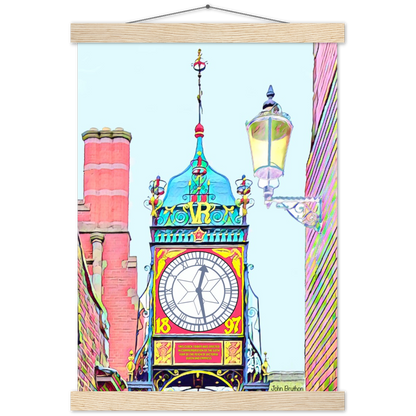 Chester Eastgate Clock Matte Paper Poster & Hanger
