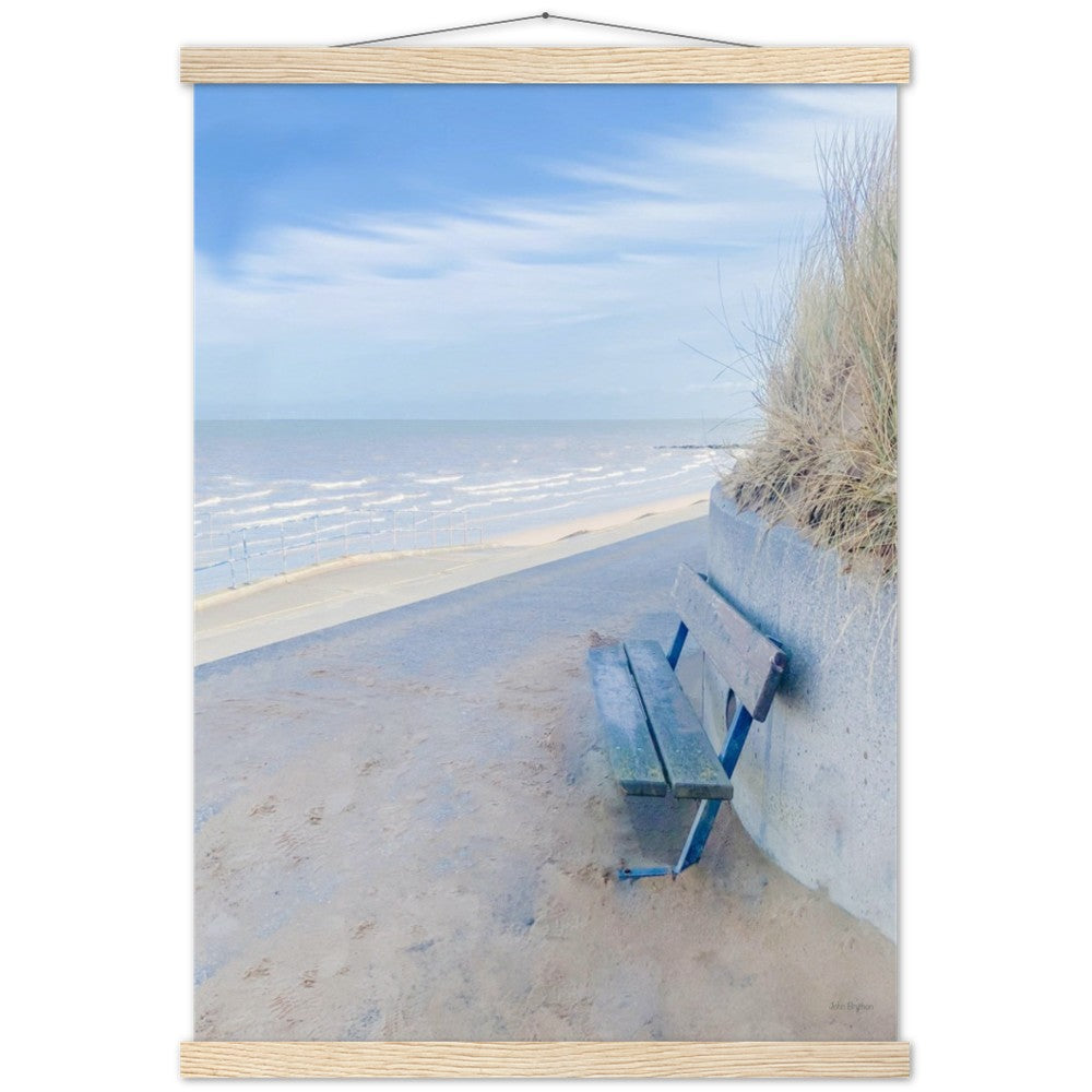 Prestatyn Beach Poster & Hanger