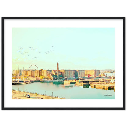 Liverpool SALTHOUSE Docks Framed Print