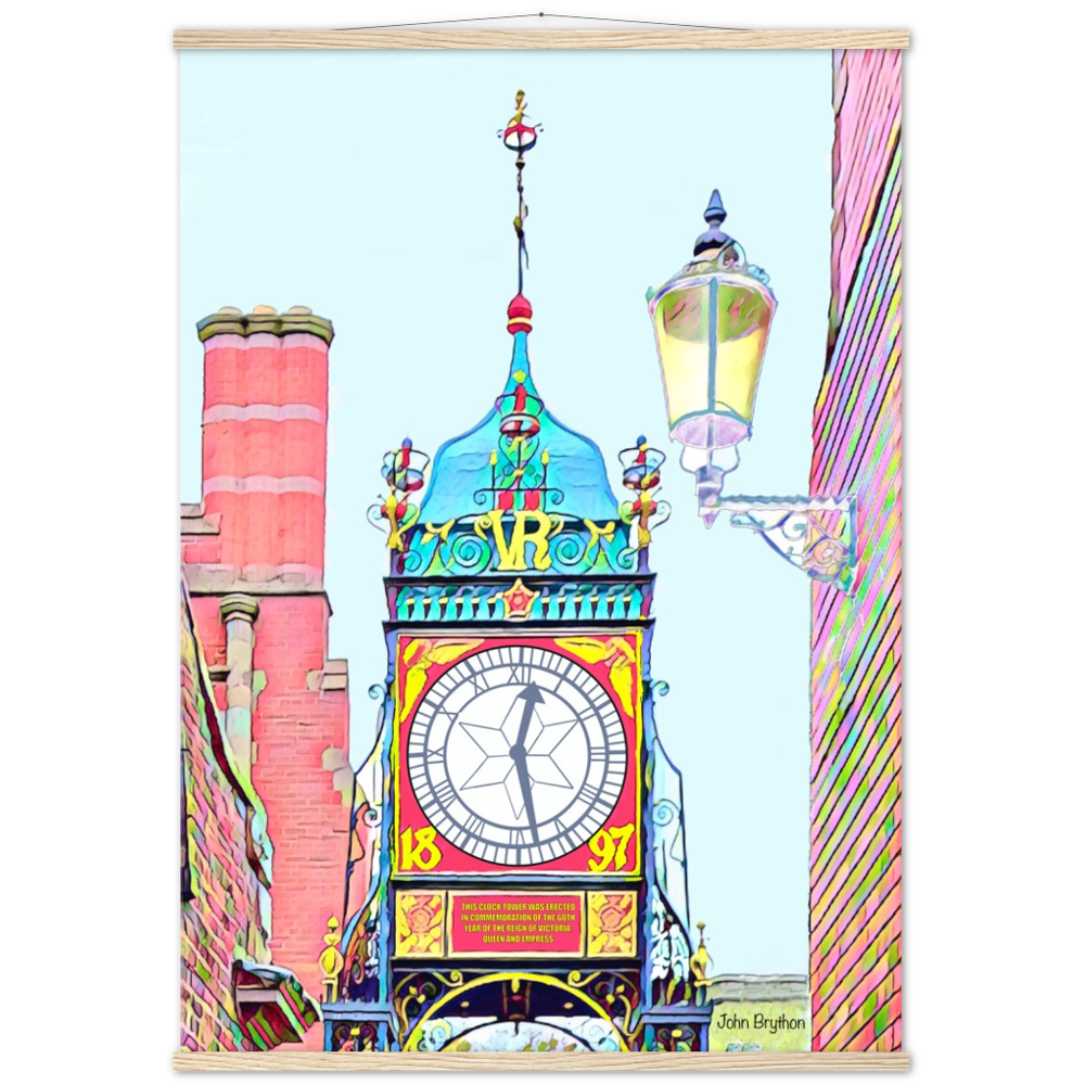 Chester Eastgate Clock Matte Paper Poster & Hanger