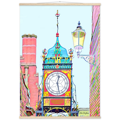 Chester Eastgate Clock Matte Paper Poster & Hanger