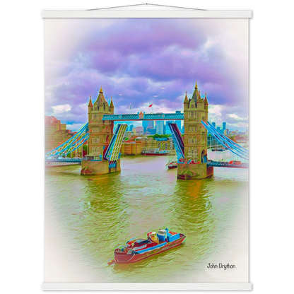 London Tower Bridge River Thames Poster Print Hanger