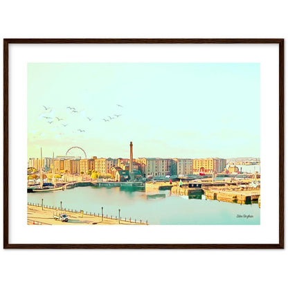 Liverpool SALTHOUSE Docks Framed Print