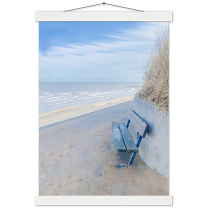 Prestatyn Beach Poster & Hanger