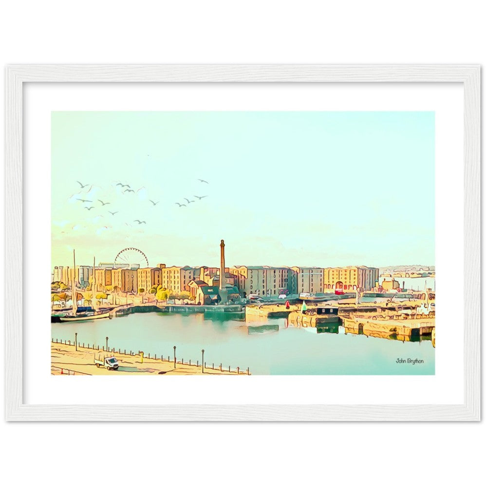 Liverpool SALTHOUSE Docks Framed Print