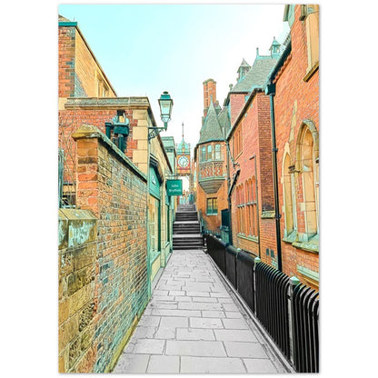 Chester City Walls - Eastgate Clock-print by John Brython