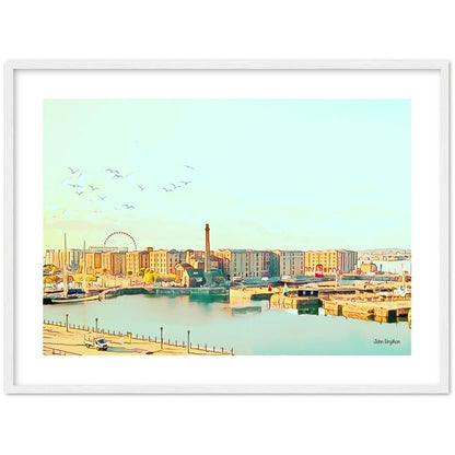 Liverpool SALTHOUSE Docks Framed Print
