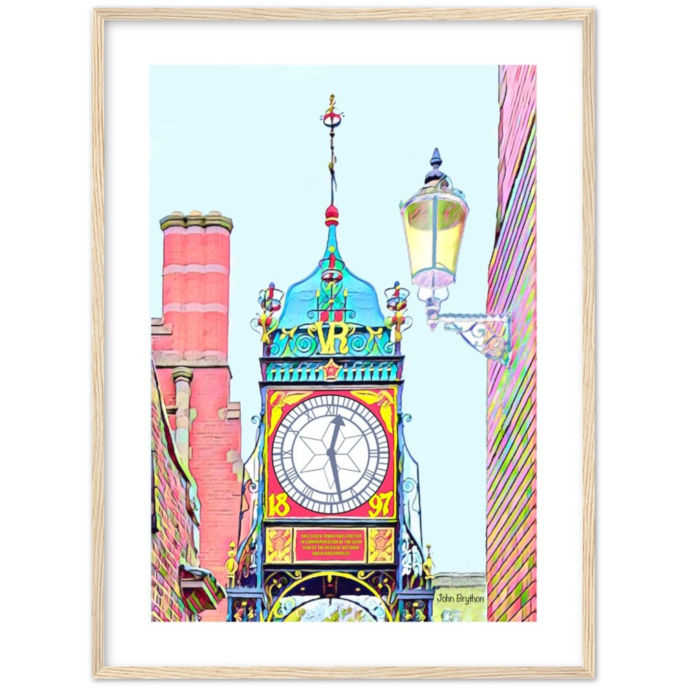 Chester Eastgate Clock Framed Print