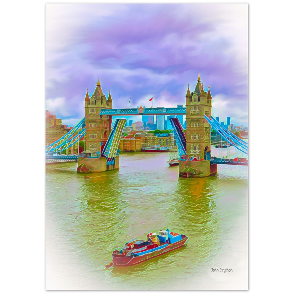 London Tower Bridge, River Thames Poster