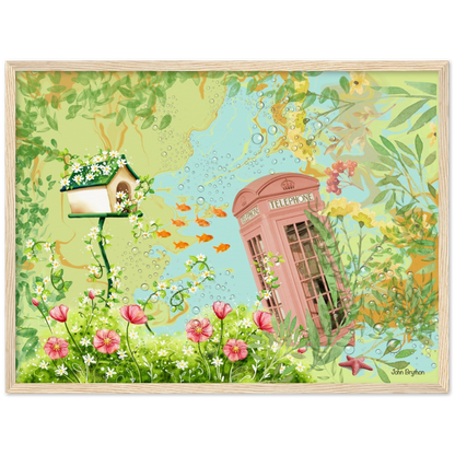Freya’s Wonder Land Abstract Framed Poster